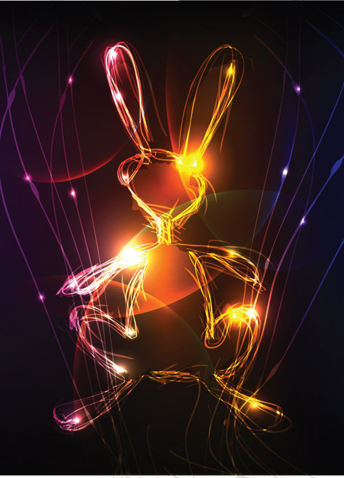 free vector Cool vector graphics symphony of light